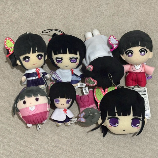 DEMON SLAYER Tsuyuri Kanao Plush Plushie Gantungan Kunci Boneka