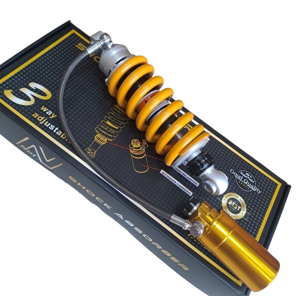monoshock Nui tabung pisah ninja 150 RR shockbreaker Nui racing ninja RR monoshock Nui racing tabung