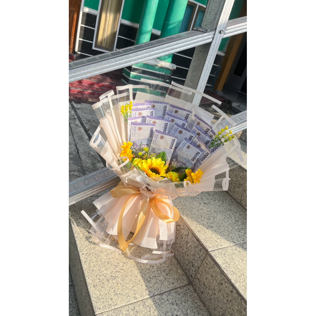 Bouquet Uang 10 Lembar