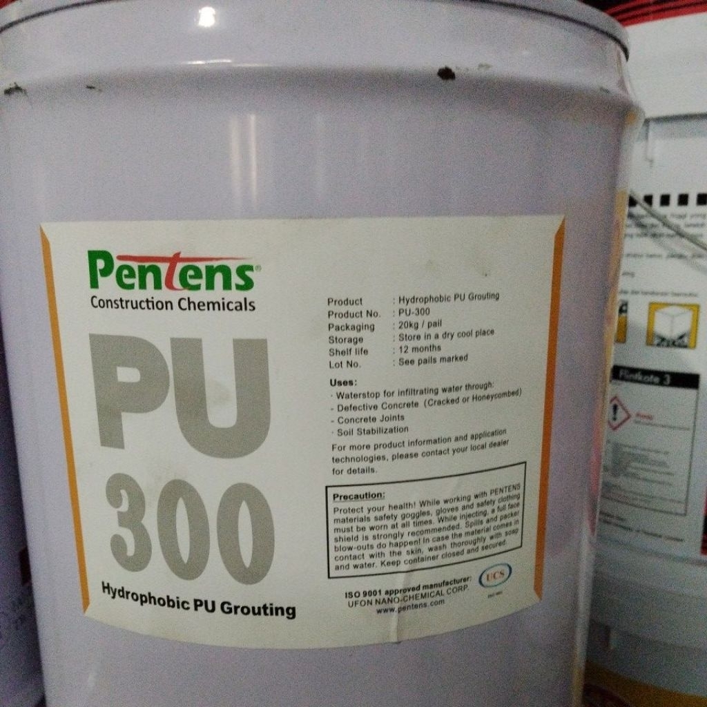 Pentens Pu 300 Hydrophobic Pu grouting 20kg