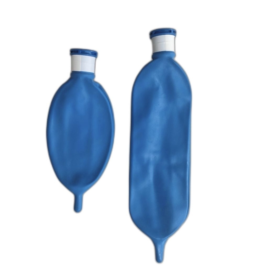 Rebreathing Bag Size 0.5L 1L 2L 3L Latex Air Bag Mesin Anestesi Reservoir Bag Disposable
