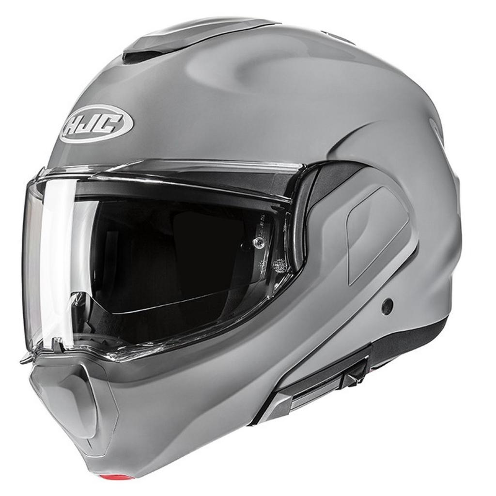 HJC F100 N GRAY GLOSSY HELM HJC MODULAR HELMET MODULAR ORIGINAL