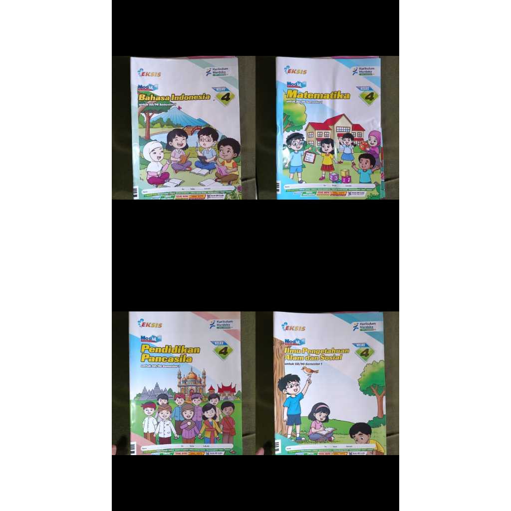 LKS EKSIS KELAS 4 IPAS,MATEMATIKA,INDONESIA,PKN,SD MI,SEMESTER GANJIL TAPEL 2026,KURMER