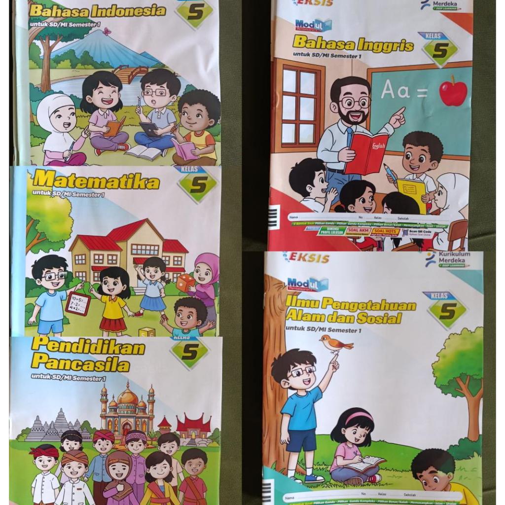 LKS EKSIS KELAS 5 SD/MI SEMESTER GANJIL,IPAS,PKN,B.INDONESIA,MATEMATIKA-TAPEL 2026,CITRA PUSTAKA-KUR