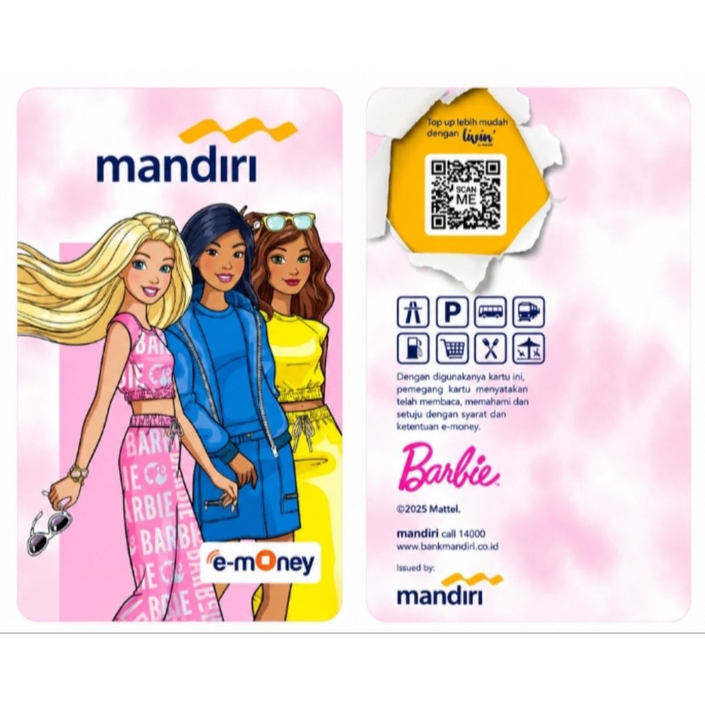 E-MONEY MANDIRI EDISI BARBIE