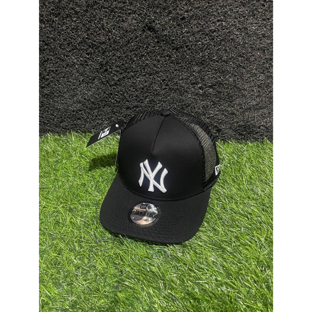 TOPI BASEBALL MLB NY WHITE LOGO / TOPI MLB JARING PRIA WANITA / TOPI BASEBALL TRUCKER