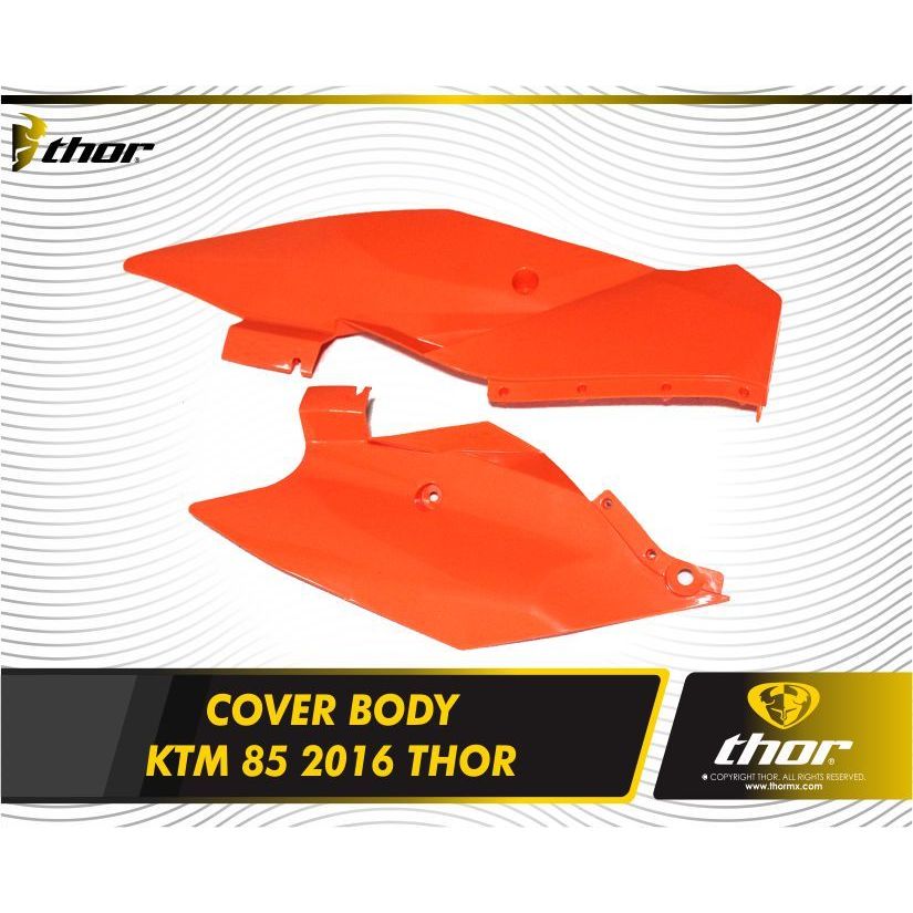 Cover Body KTM 85 2016 THOR Cover Samping Body Trail KTM 85 Plastik Body Racing