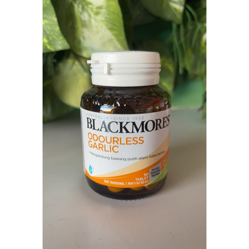 Blackmores Odourless Garlic isi 90 tablet - Meringankan Gejala Tekanan Darah Tinggi