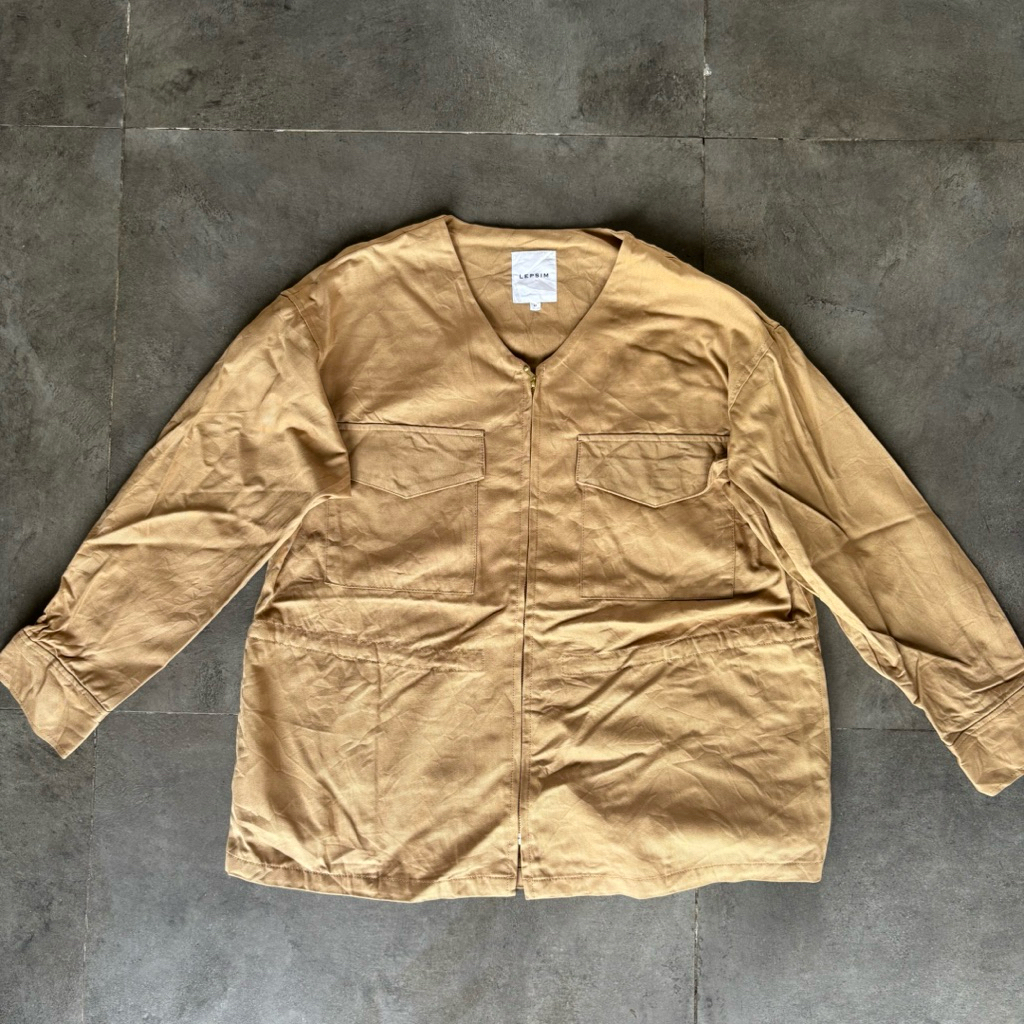 Lepsim Khaki Jacket Woman