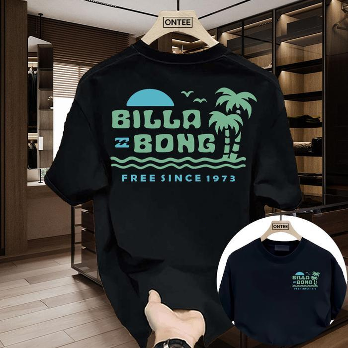 Kaos Pria Billabong Original Keren / Baju Kaos Lengan Pendek Casual / T-Shirt Logo Billabong Stylish