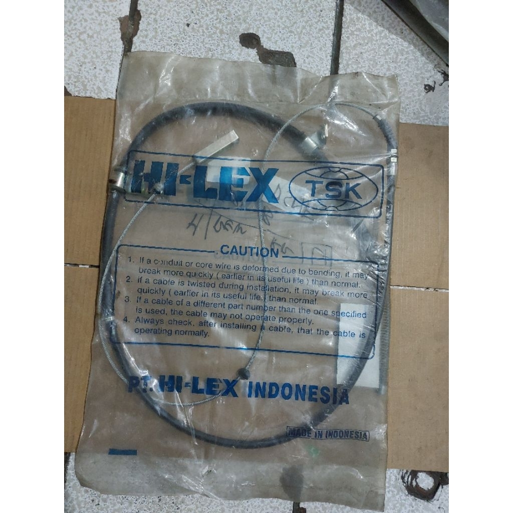 kabel rem tangan / kabel hand rem belakang l300 bensin ( kiri ) ( tsk )