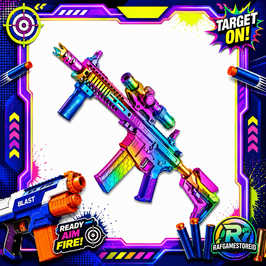 WEIHUI Mainan Anak Water Gel Blaster SLR Tembakan Mainan Water Jelly Toys