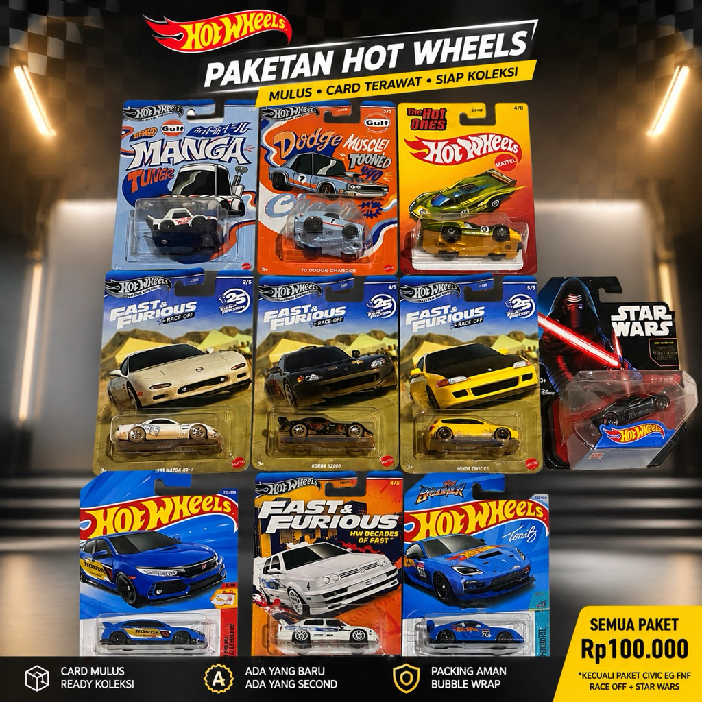 Paket HOT WHEELS