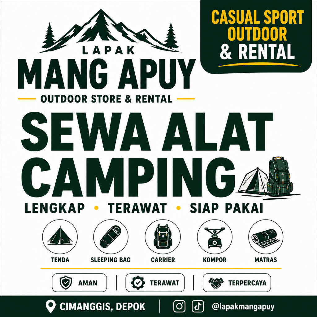Rental Sewa Alat Camping Outdoor Cimanggis Depok Terjangkau