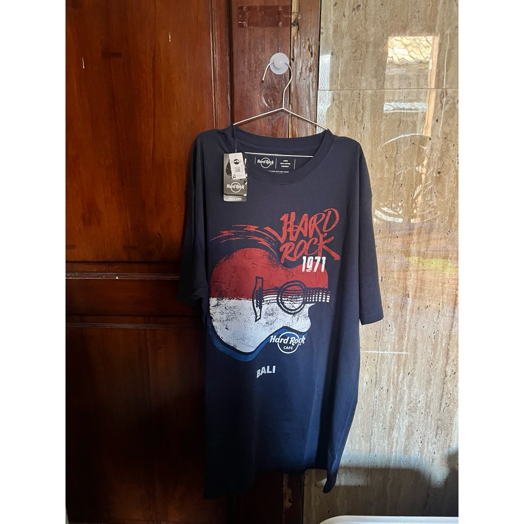 Hardrock cafe bali navy kaos hardrock cafe new original