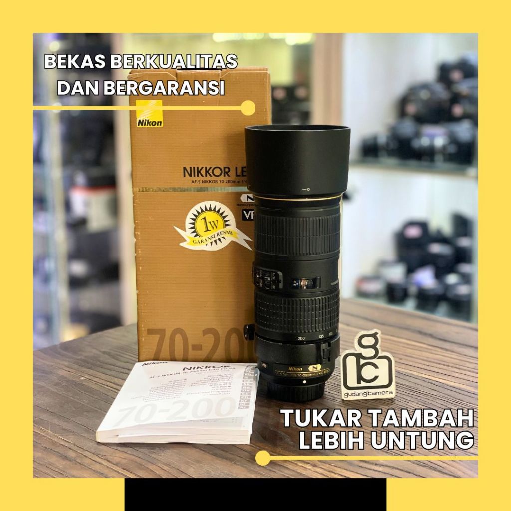 Nikon AFS NIKKOR 70-200mm f4G ED VR - MINT CONDITION - 9884