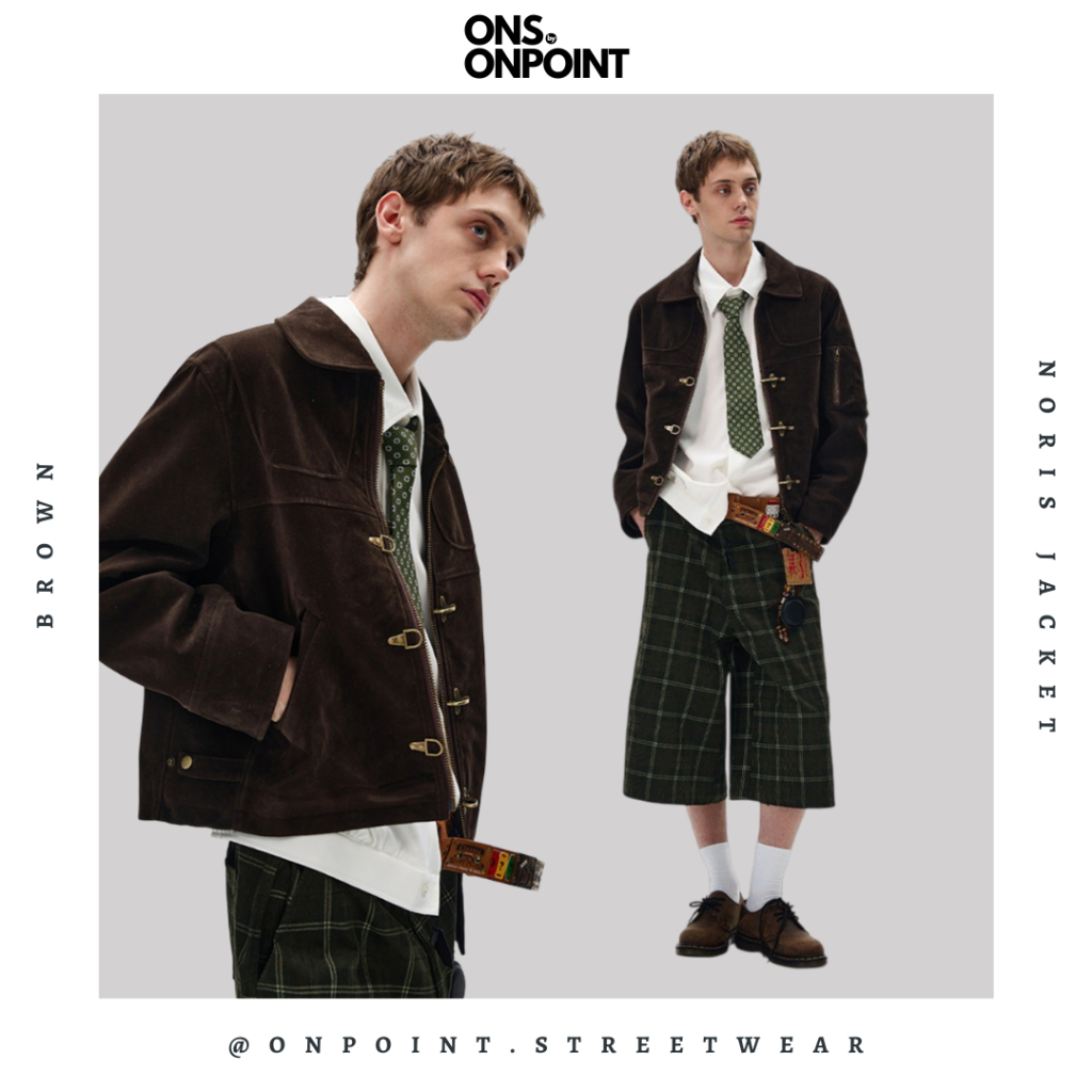 [ONS BY ONPOINT] Noris Jacket - jaket denim jaket jeans pria jaket varsity pria leather jacket baseb