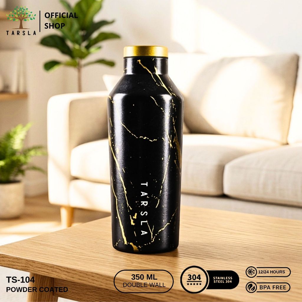 TARSLA Botol Tumbler Stainless TS-104 Termos Vacuum 350 ML
