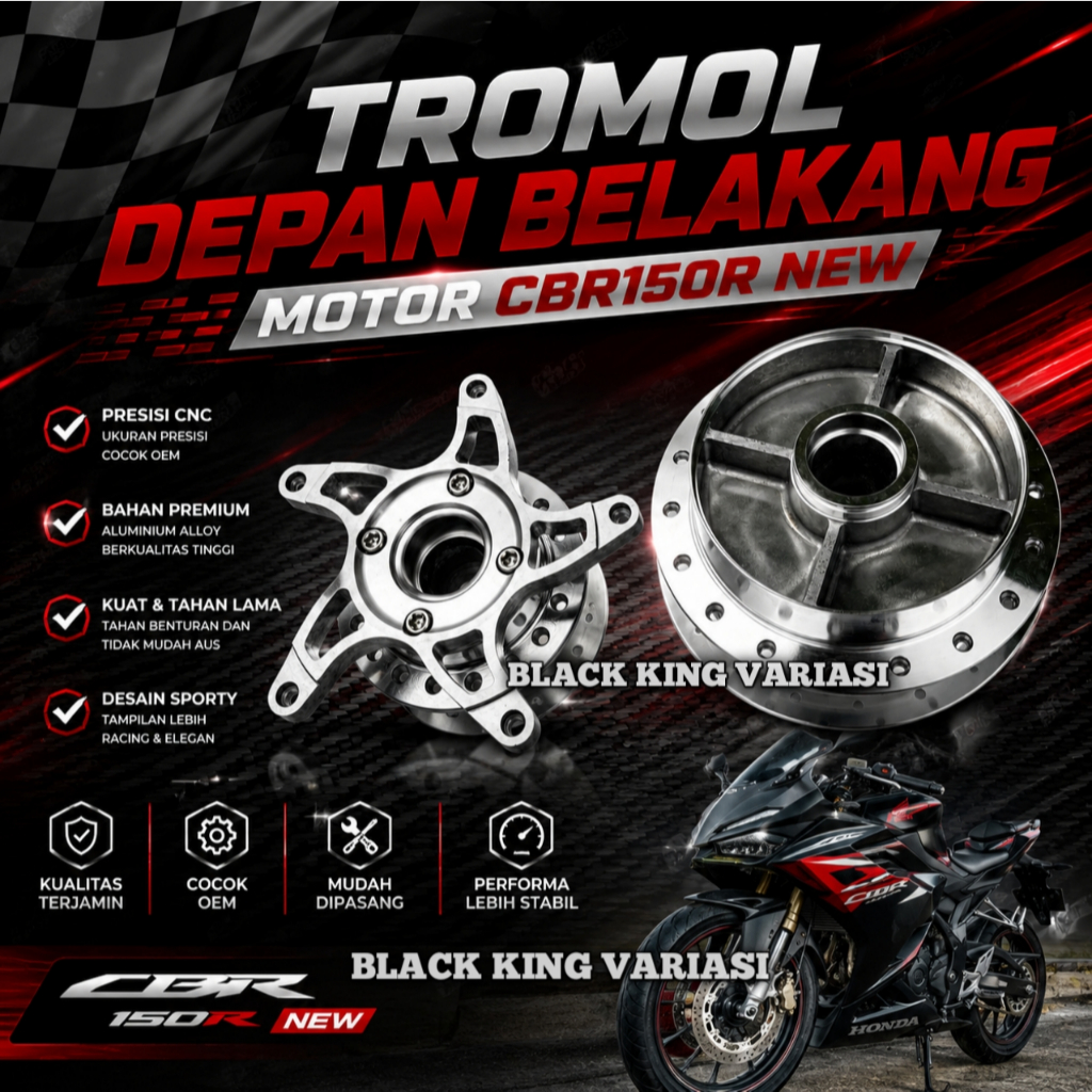 Tromol CBR150R CB150R New Tromol CBR 150R New 2016 Set Depan Belakang Tromol Depan Belakang CBR 150R