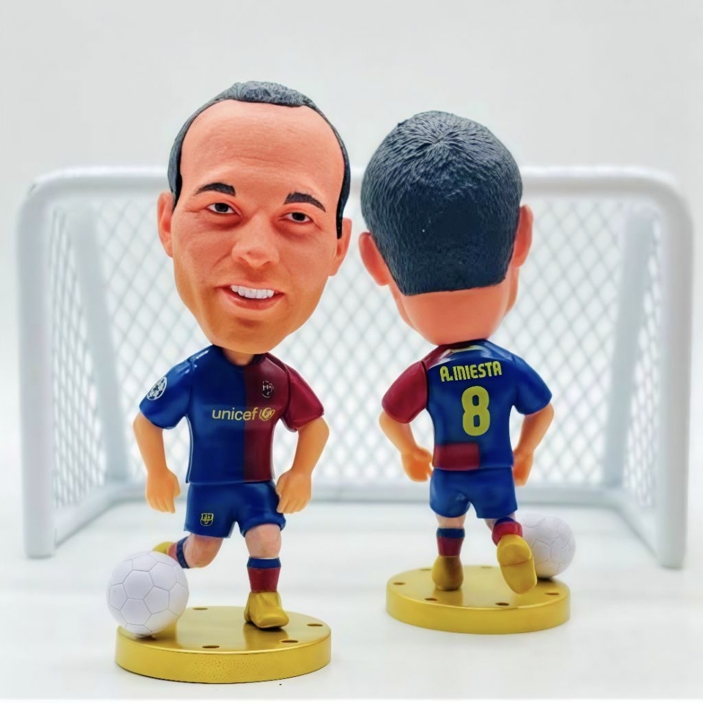 Action Figure Andres Iniesta Barcelona 2009 original soccerwe