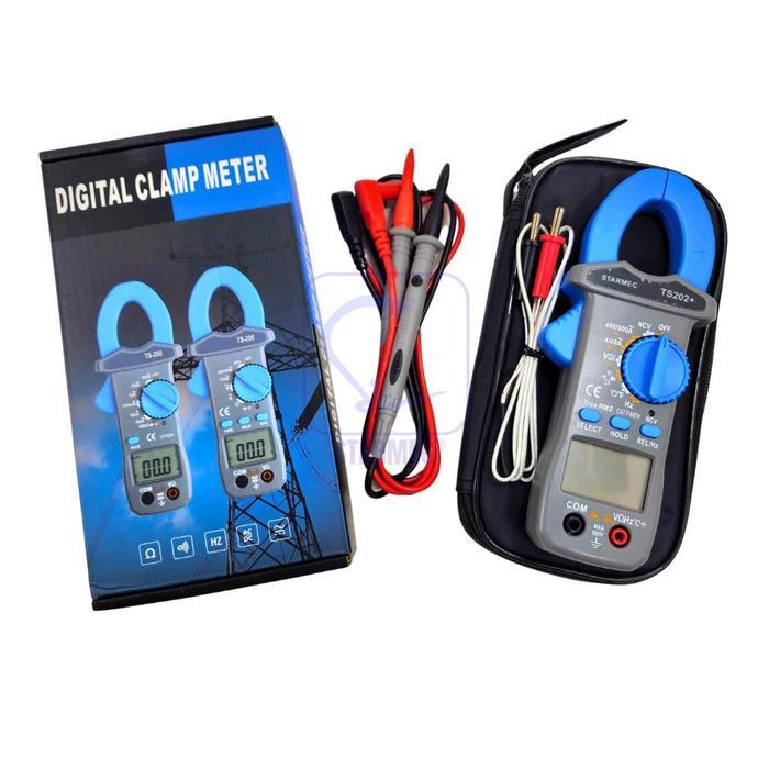 Tang Ampere Digital Ts-202+ (True Rms) Ts202+ / Clamp Meter Digital Ts202+
