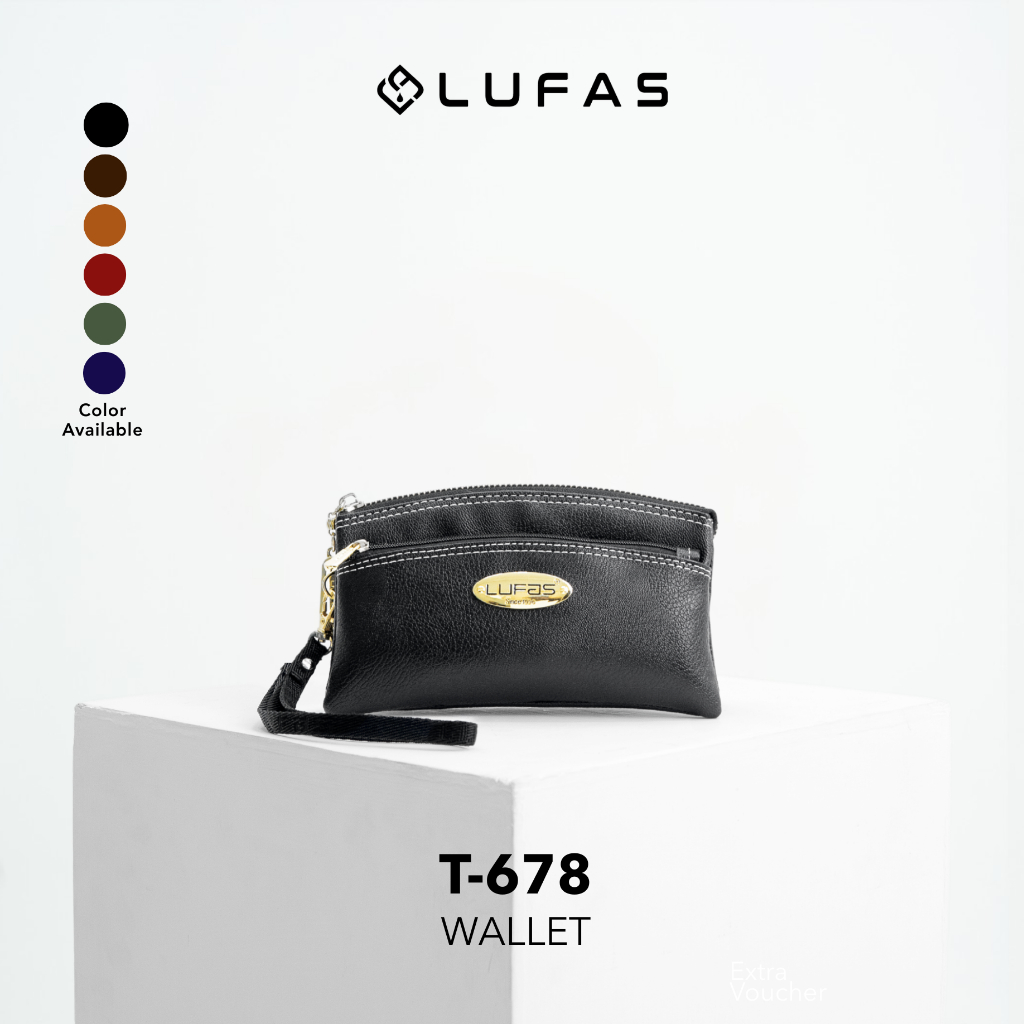 [T-678] LUFAS Dompet Wanita Kecil / Mini Wallet Simple Desain Timeless