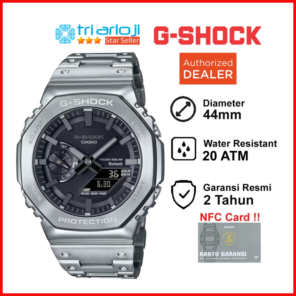 Casio G-Shock GM-B2100D-1ADR Jam Tangan Pria GSHOCK Steel GM-B2100D-1A GM B2100D 1ADR GMB2100
