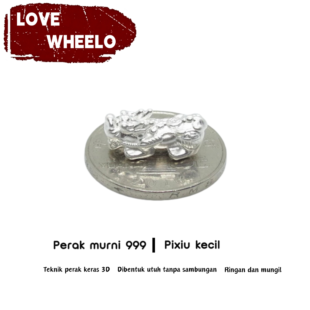 [Promo beli 2 gratis 1]Aksesoris Gelang Benang Merah Pembawa Keberuntungan - Perak Murni S999 3D Har