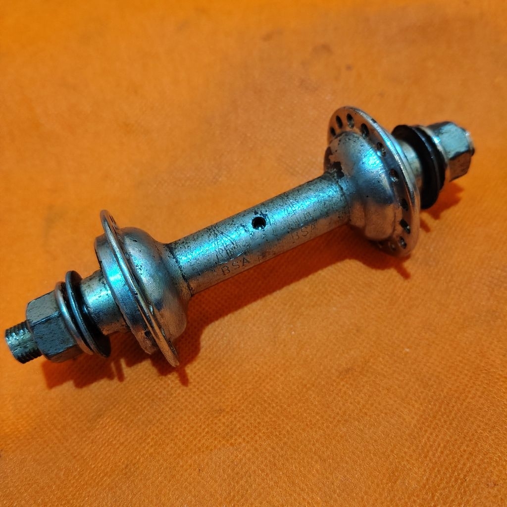 Hub roda depan sepeda onthel tua BSA England original
