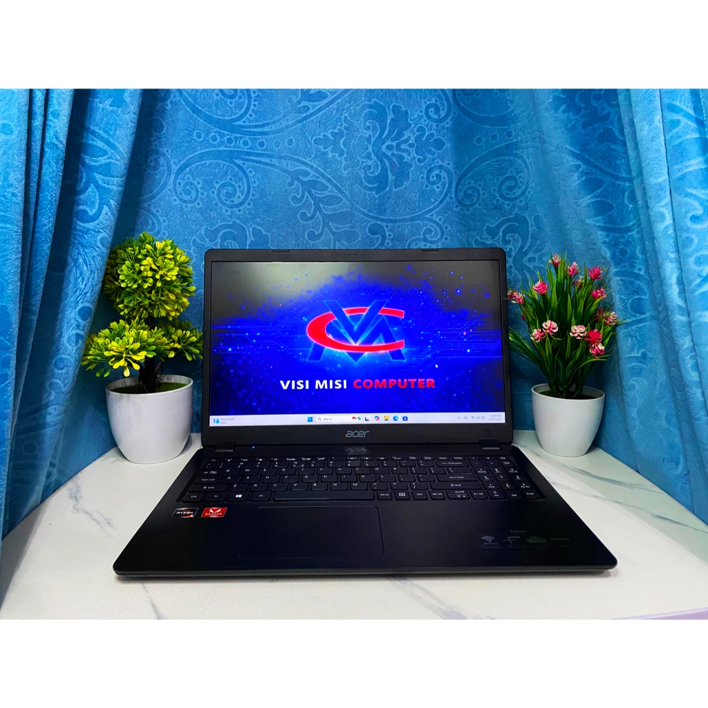Laptop Acer Aspire 3 A315-42 Second | AMD Ryzen 3-3200U | RAM 8GB DDR4 | SSD 256GB  | Siap Pakai