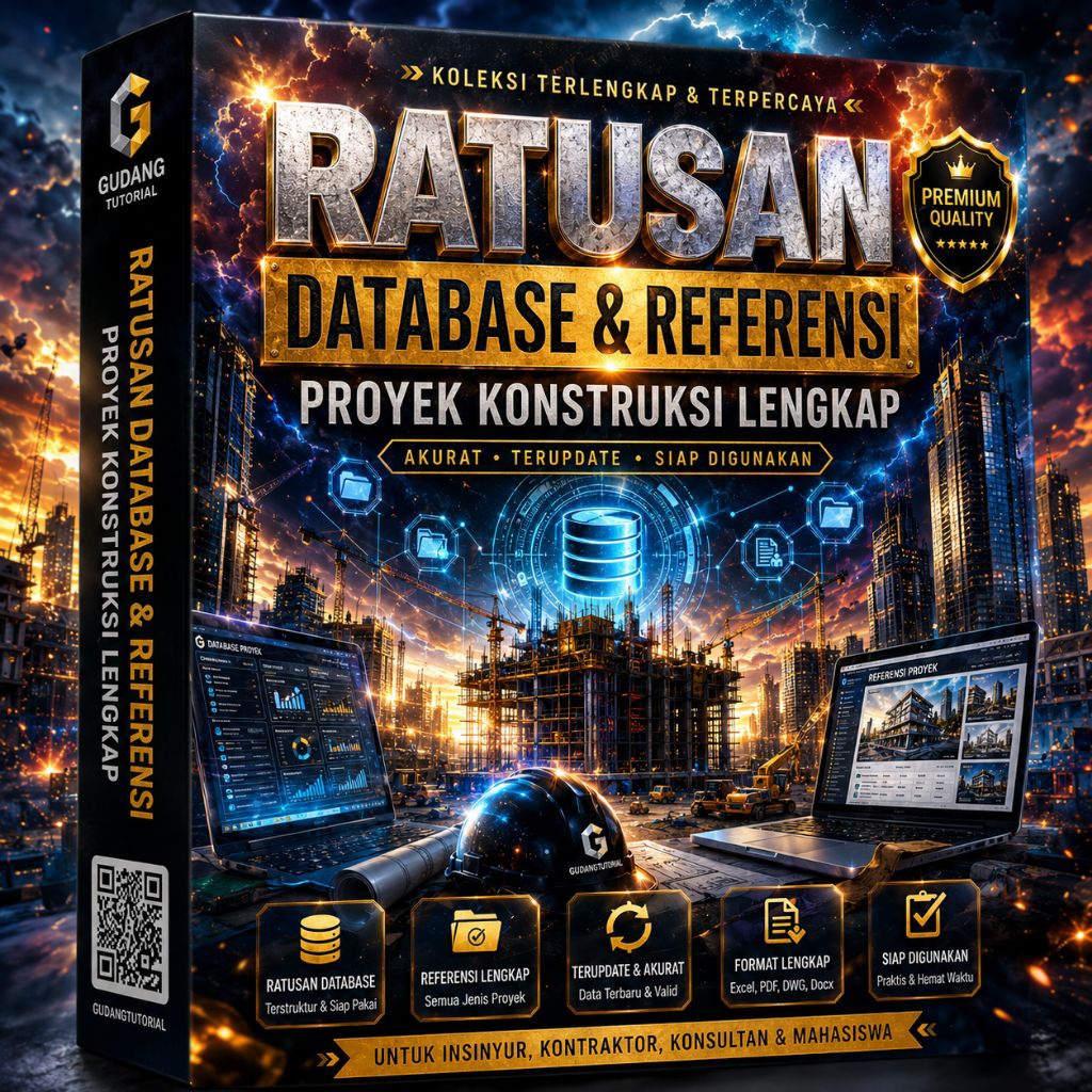 Master Ratusan Database & Referensi Proyek Teknik Sipil Lengkap