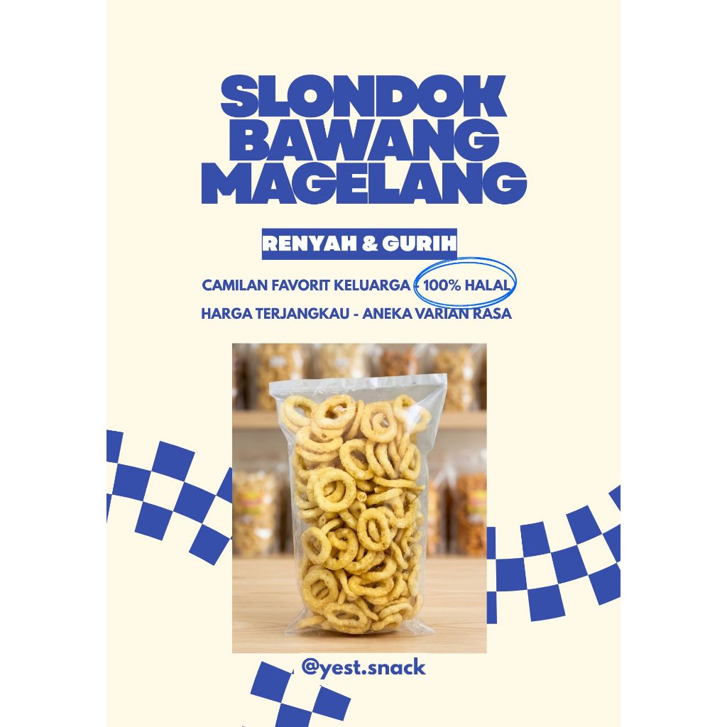 SLONDOK BAWANG 1 KG | SLONDOK RENYAH TERMURAH | LANTING SINGKONG GURIH  CAMILAN KHAS MAGELANG| OLEH 