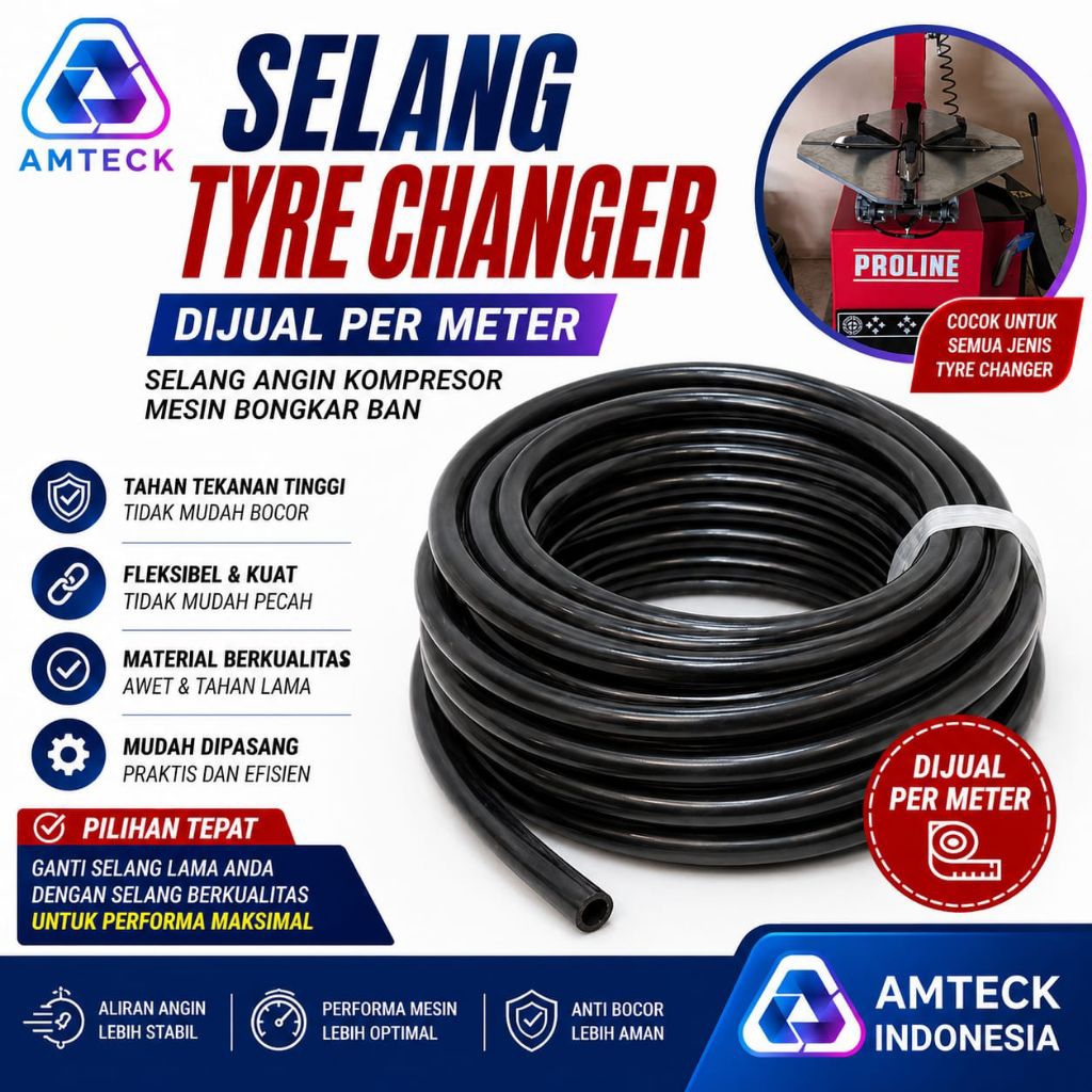 SELANG TYRE CHANGER BERKUALITAS TINGGI ( HARGA PER METER)