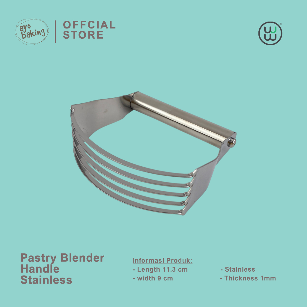 SURYA Pengaduk Adonan Pastry Stainless | Pastry Blender