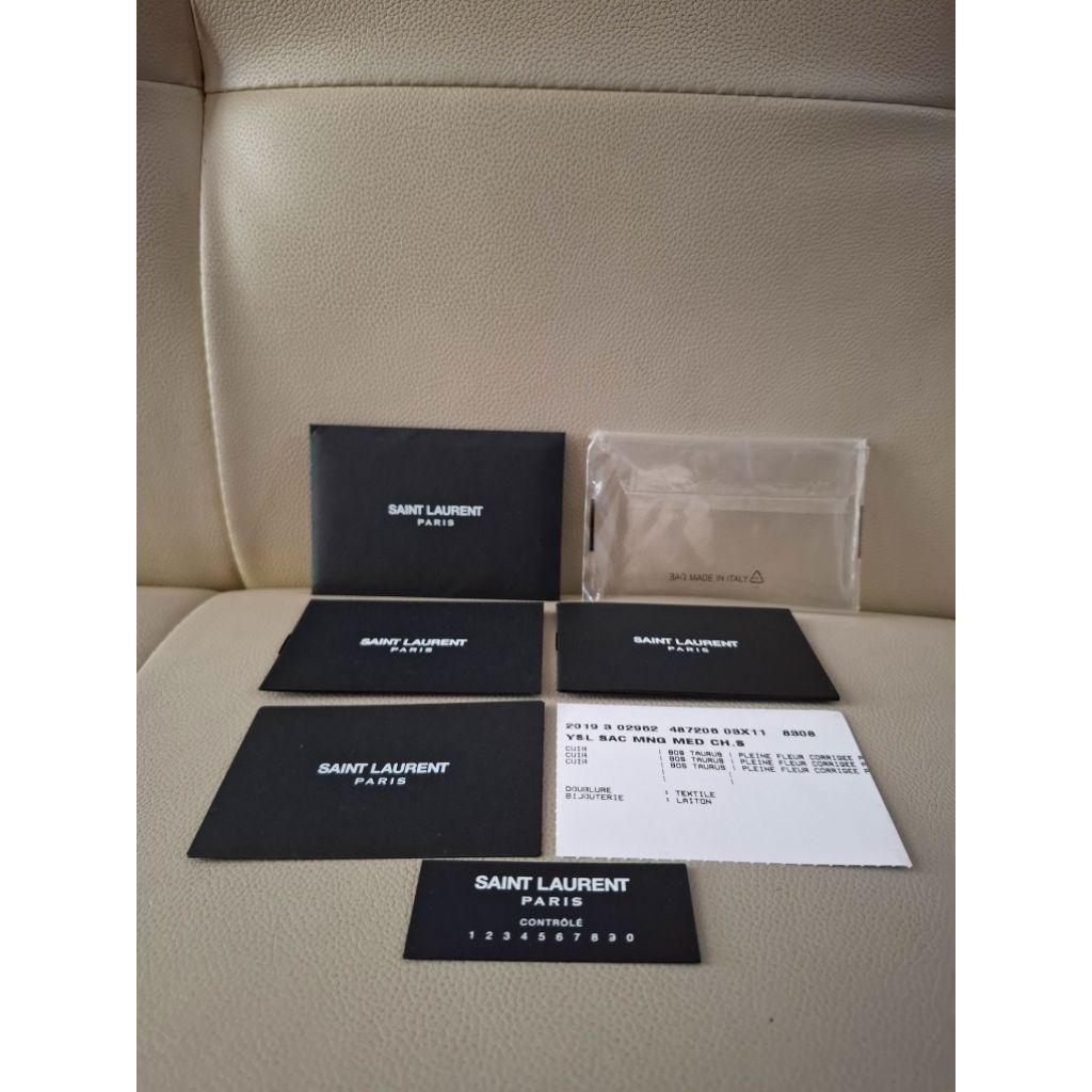 booklet saint laurent original
