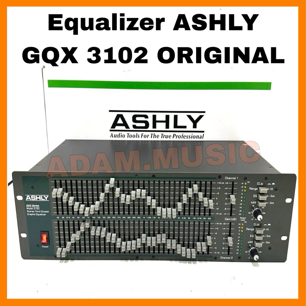 Equalizer ASHLY GQX 3102 Graphic Profesional Original gqx3102 ( COD )