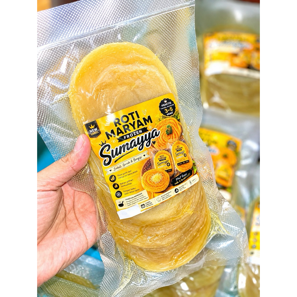 Roti maryam frozen ( isi Mix ) Roti canai maryam frozen / roti maryam / roti canai / roti paratha / 