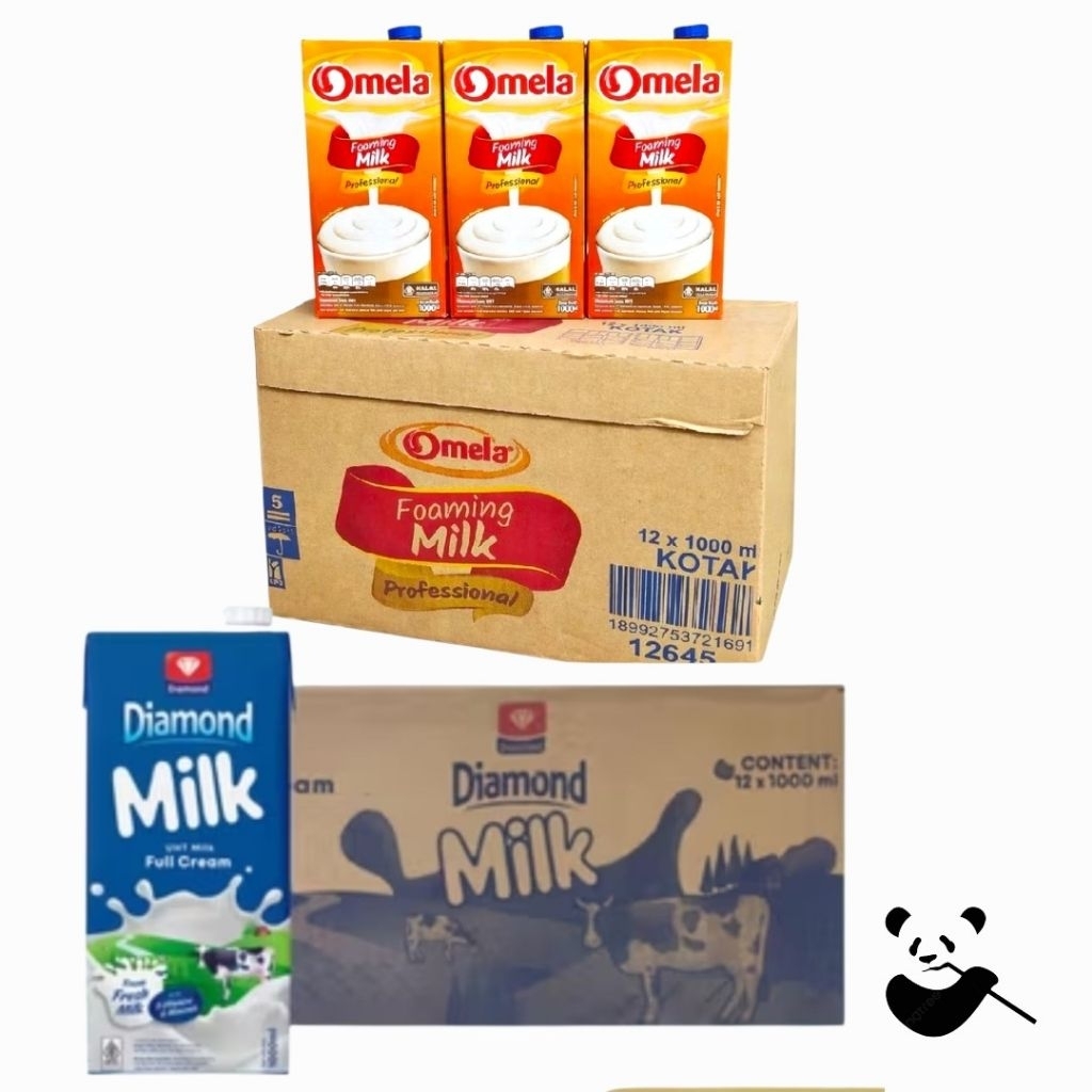 Susu UHT 1 Liter Diamond Omela 1dus