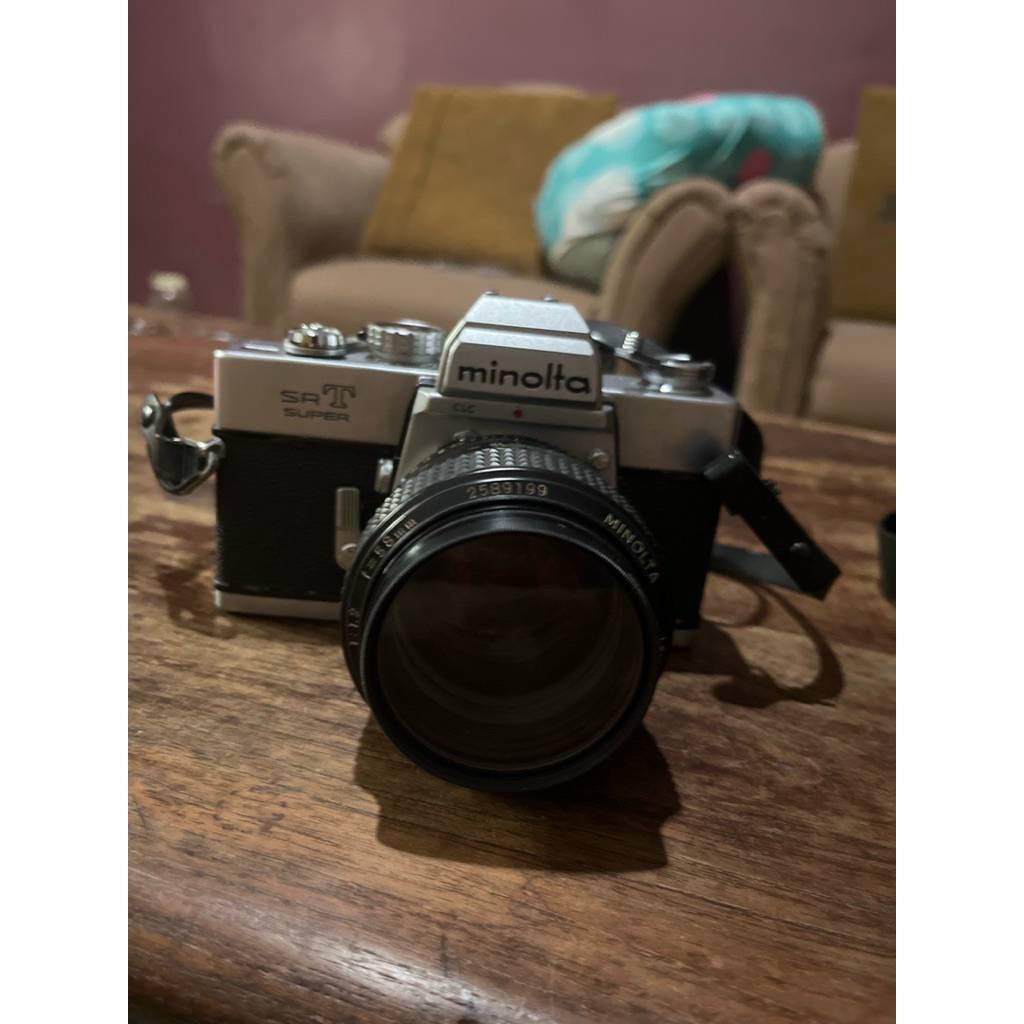 Minolta SRT Super + Rokkor PG 58mm [BACA DESKRIPSI]