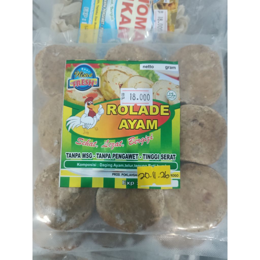 Rolade ayam / rolade sapi / rolade ayam homemade / rolade ayam frozen isi 9