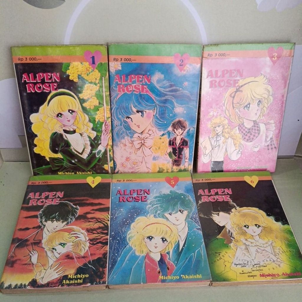 Komik Alpen Rose Cabutan Original bekas