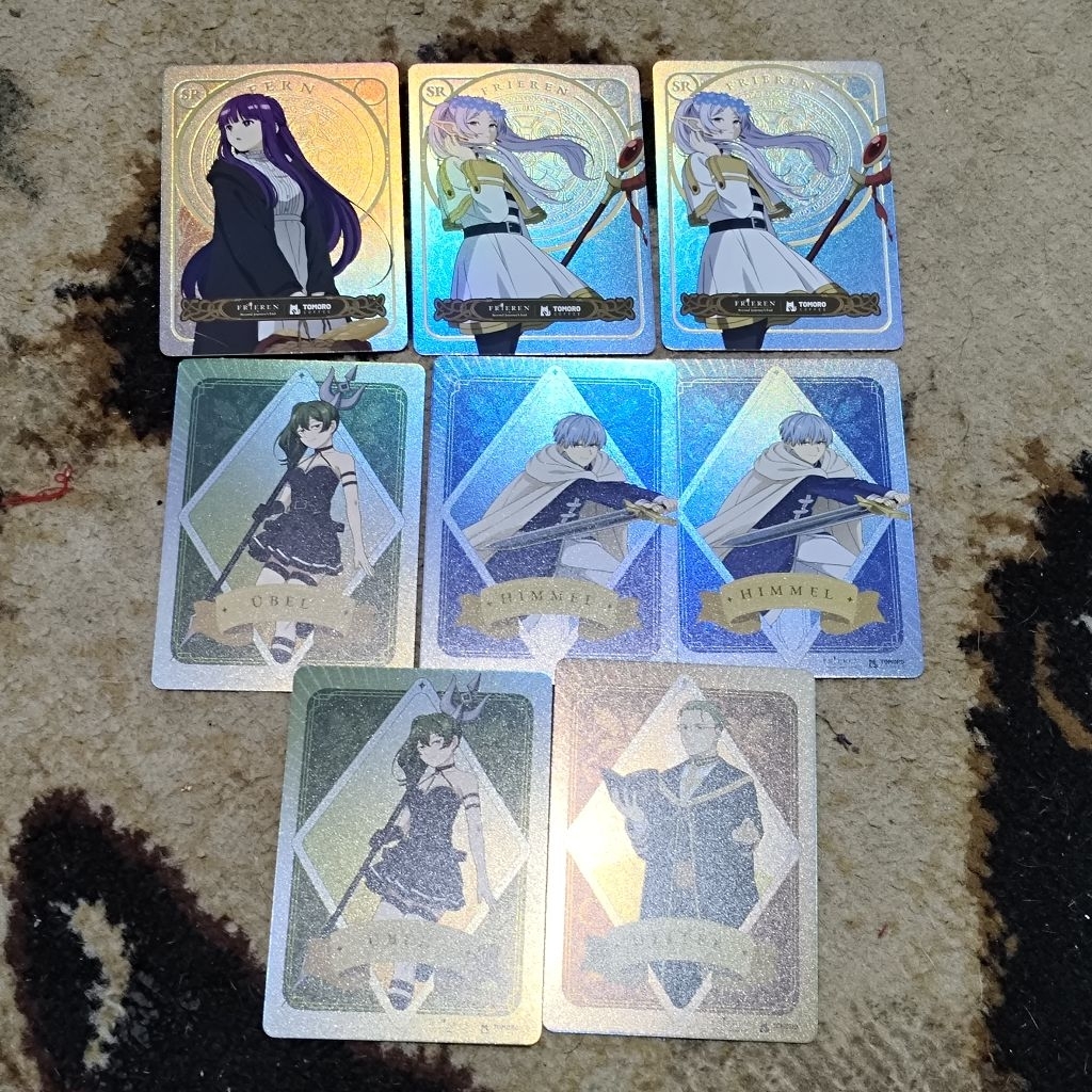 kartu frieren x tomoro official merch Common Special Rare Ultra Rare SR UR party hallowen HR High Ra