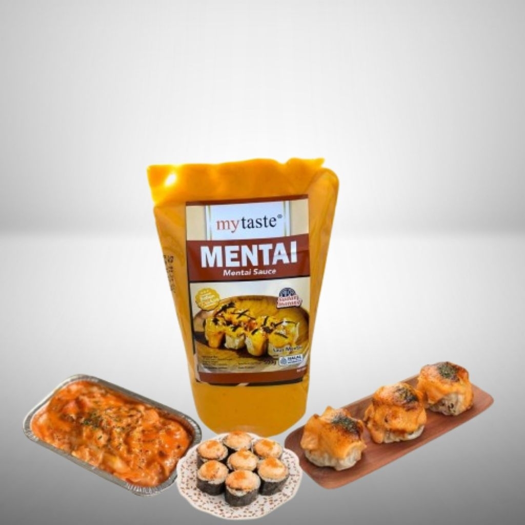 Saus Mentai My Taste 500gr - Rasa Gurih dan Pedas, Saus Keju Mentai Siap Pakai
