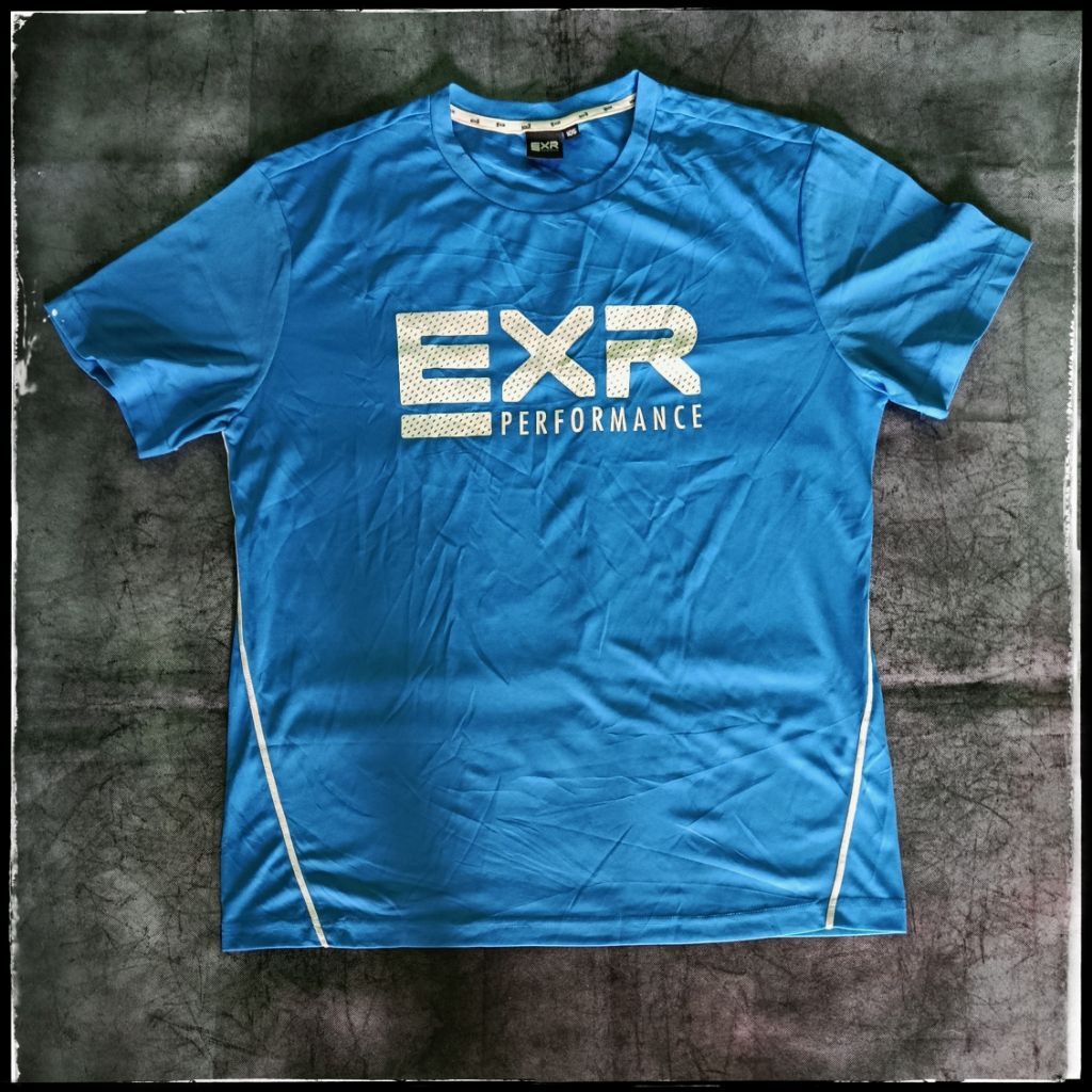 Kaos cowok dry fit stretchy running racing - EXR Performance x KNN - Size L to XL