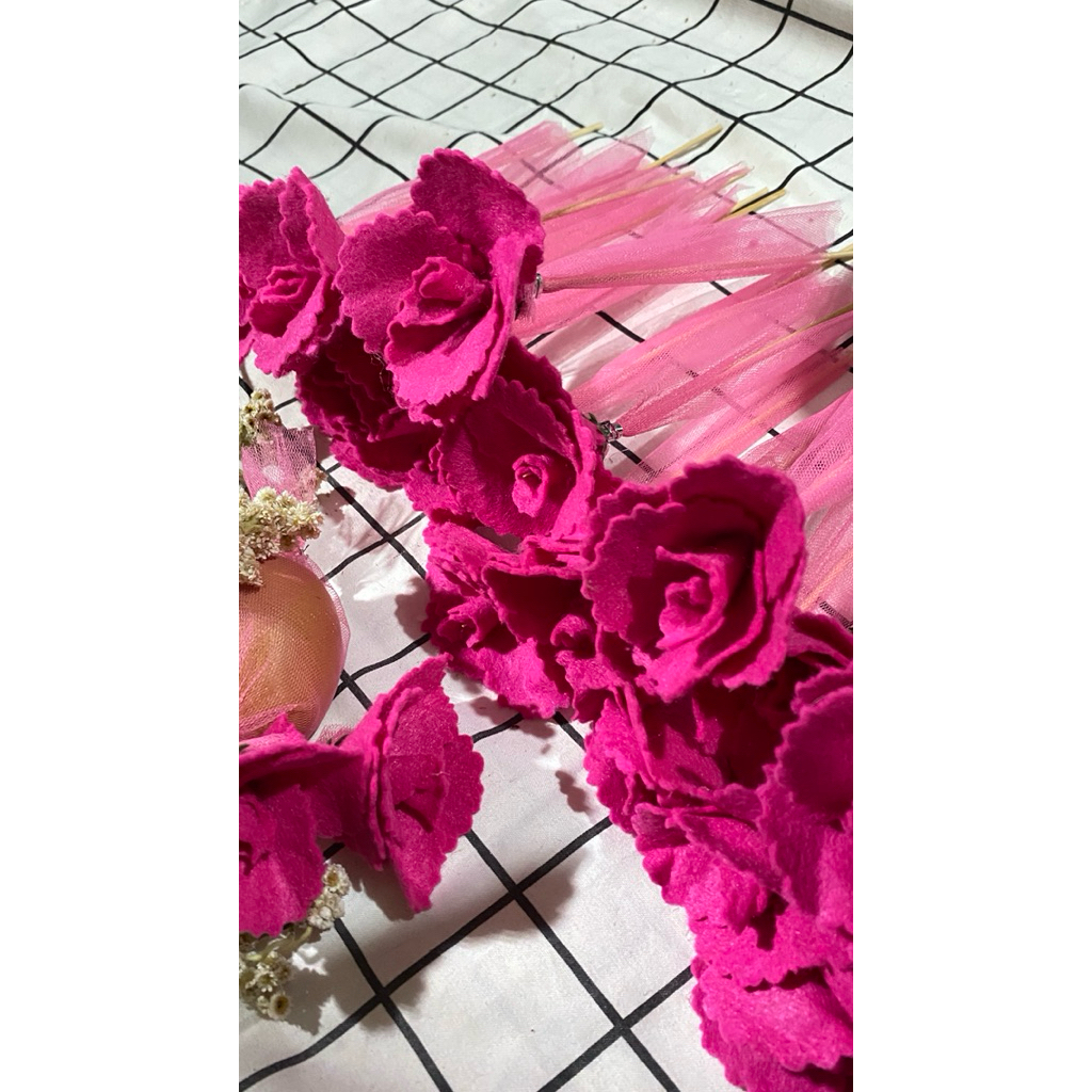 Tempat Telur Aqiqah/Tasyakuran Isi 50 Pcs Ready Stock Souvenir Telur Aesthetic Bunga PINK