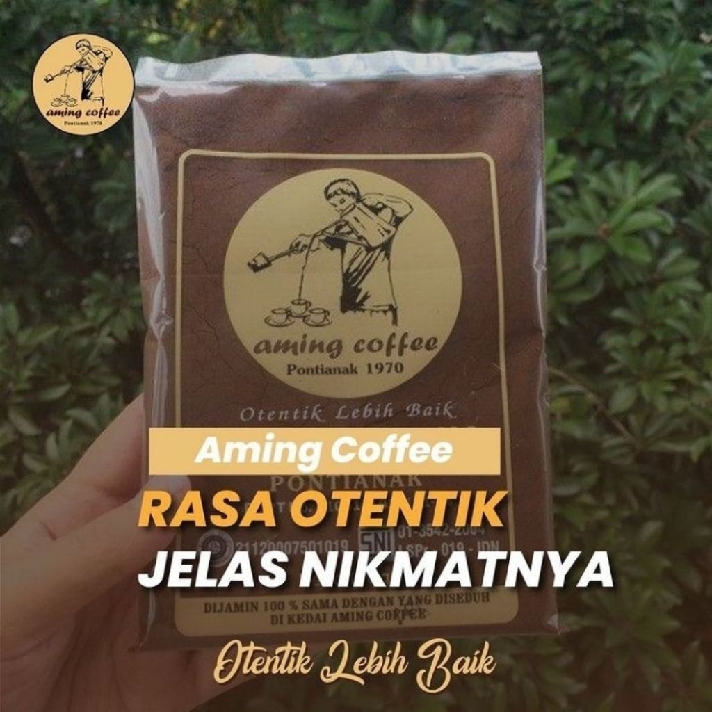 Kopi Bubuk Aming Khas Pontianak 500 Gram - Kopi Otentik khas Pontianak