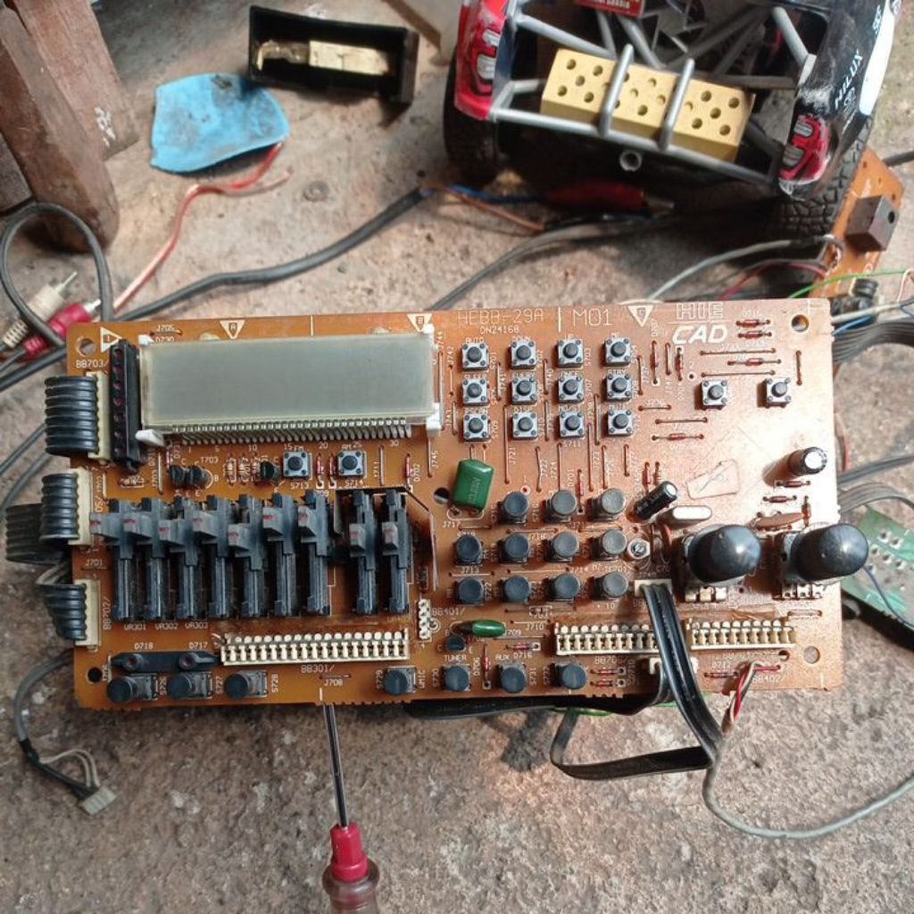 papan modul radio+equalizer 1set  polytron bigband 532ka