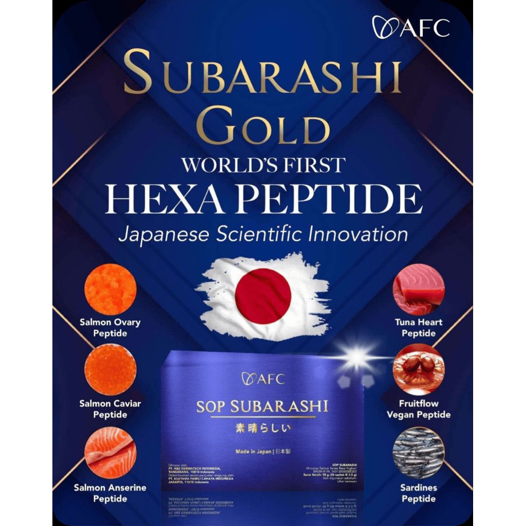 AFC Subarashi & Utsukushhii (harga PER 1 SACHET)