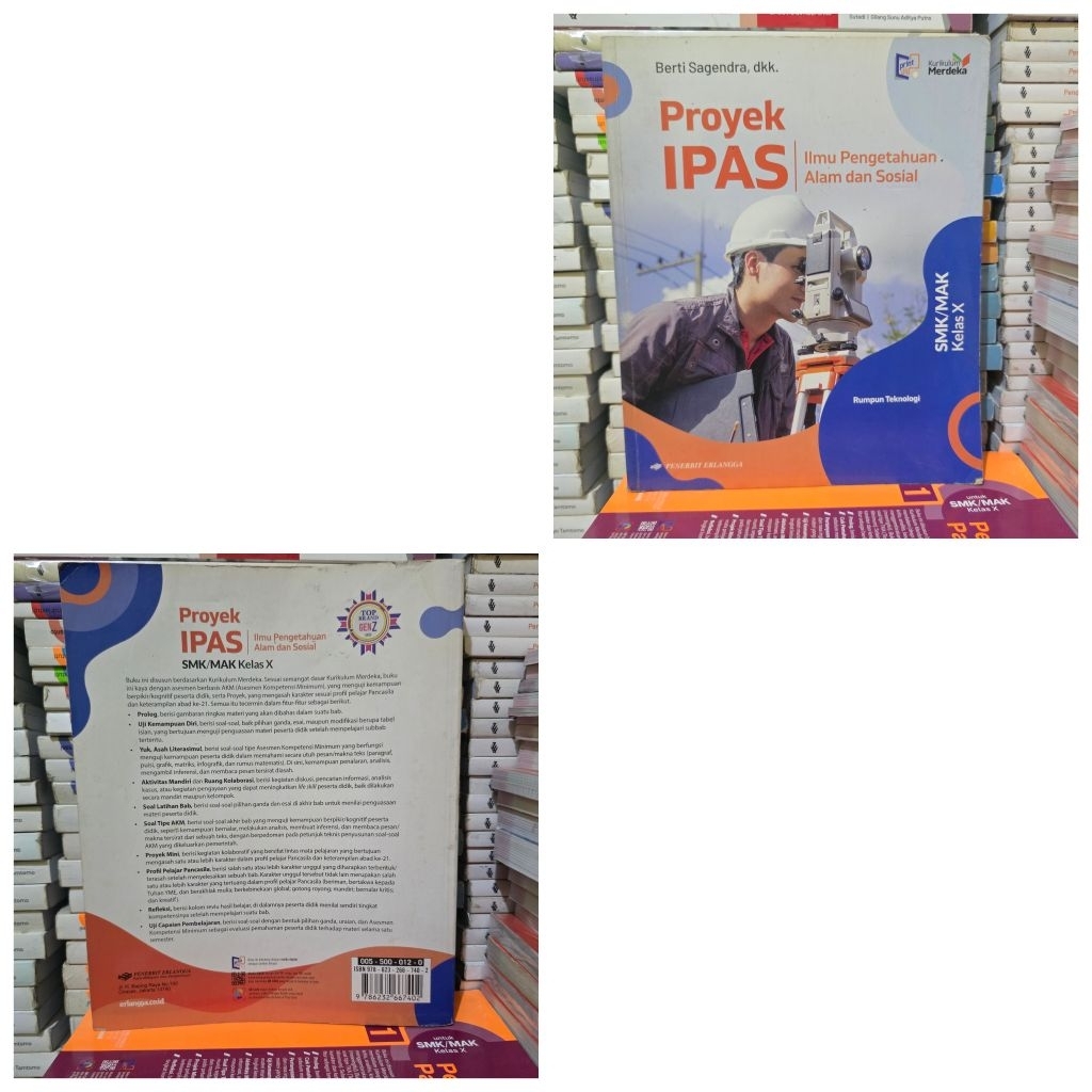 BUKU BEKAS PROYEK IPAS KELAS 1 SMK KURIKULUM MERDEKA ERLANGGA