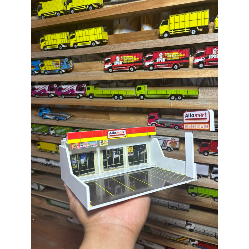 Diorama Alfamart Indomaret skala 65